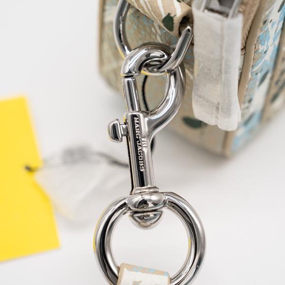 Marc Jacobs Paint Splatter Brown Blue Snapshot Camera Bag Shoulder - Picture 9 of 9